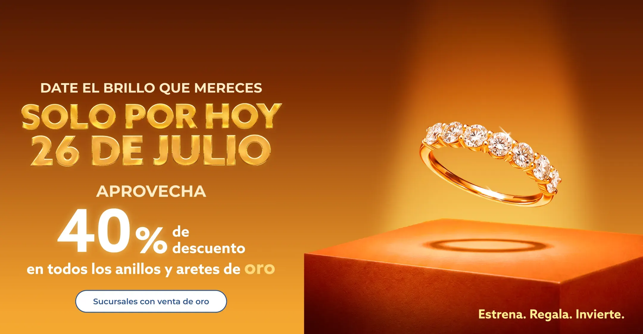 Date el brillo que mereces - Solo por hoy 26 de julio